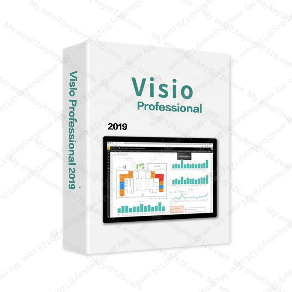Wholesale visio pro 2019 software key send by email office 2019 visio2019 professinal retail key Visio 2021 pro license key