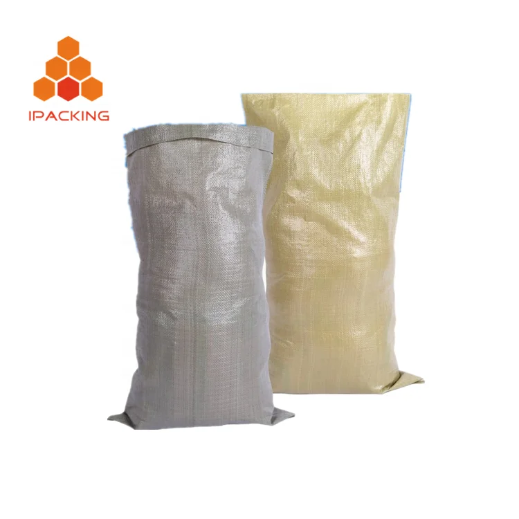 
recycled 25kg 50k rubbish sandbag packing pp woven raffia tubular coal construction bag 