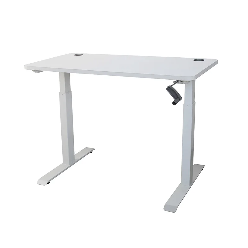 Metal Assemble Children Steady Table Manual Sit To Standing Ajustable For School Computer Adjustable Height Office Desks