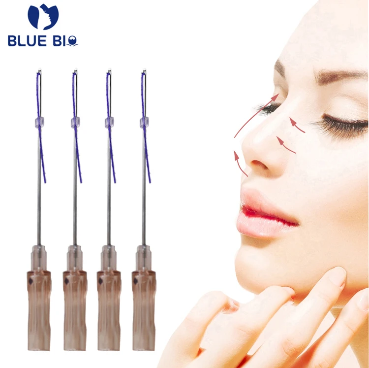 CE Blunt Cannula Lift Cog 3D 4D V Line PDO Thread COG Thread Face Lifting