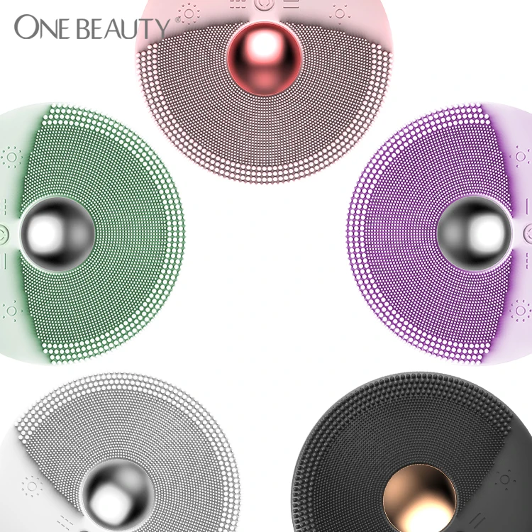 2023 Shopee Ebay AliExpress Best Selling Private Label Electric Facial Cleansing Brush Waterproof Face Silicone Brush