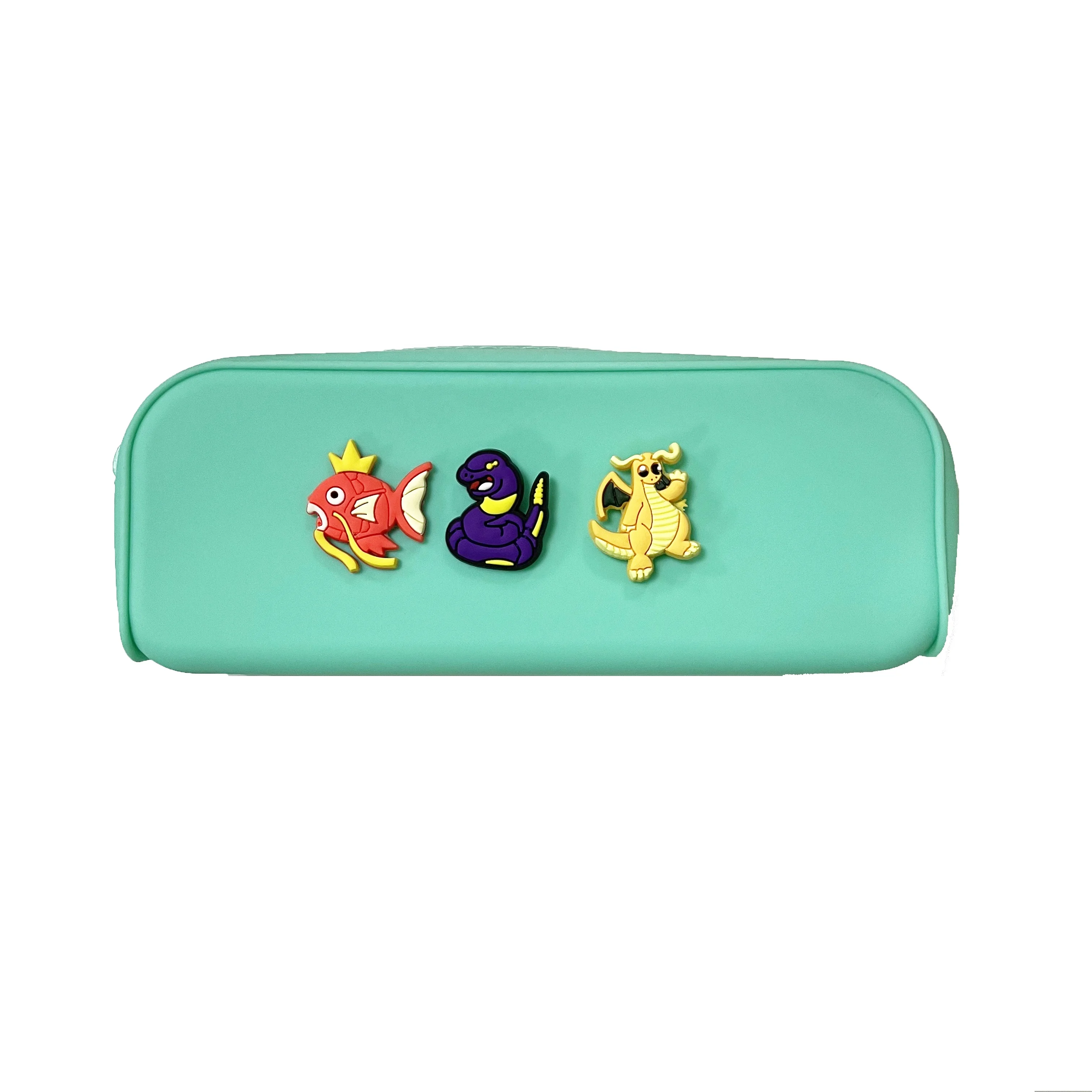 DIY  silicone  pencil case for school silicone pencil pouch