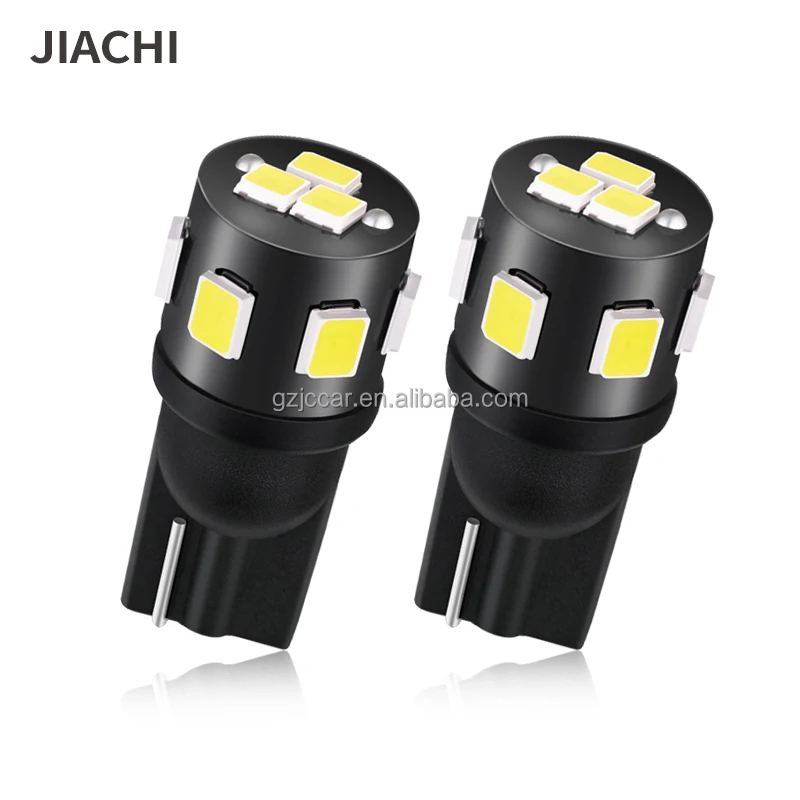 JIACHI On Sale W5W Led Car T10 Bulb 5W5 Auto Interior Light 2835 SMD 12V Automobiles Side Signal Lamp 168 194 Clearance Lighting