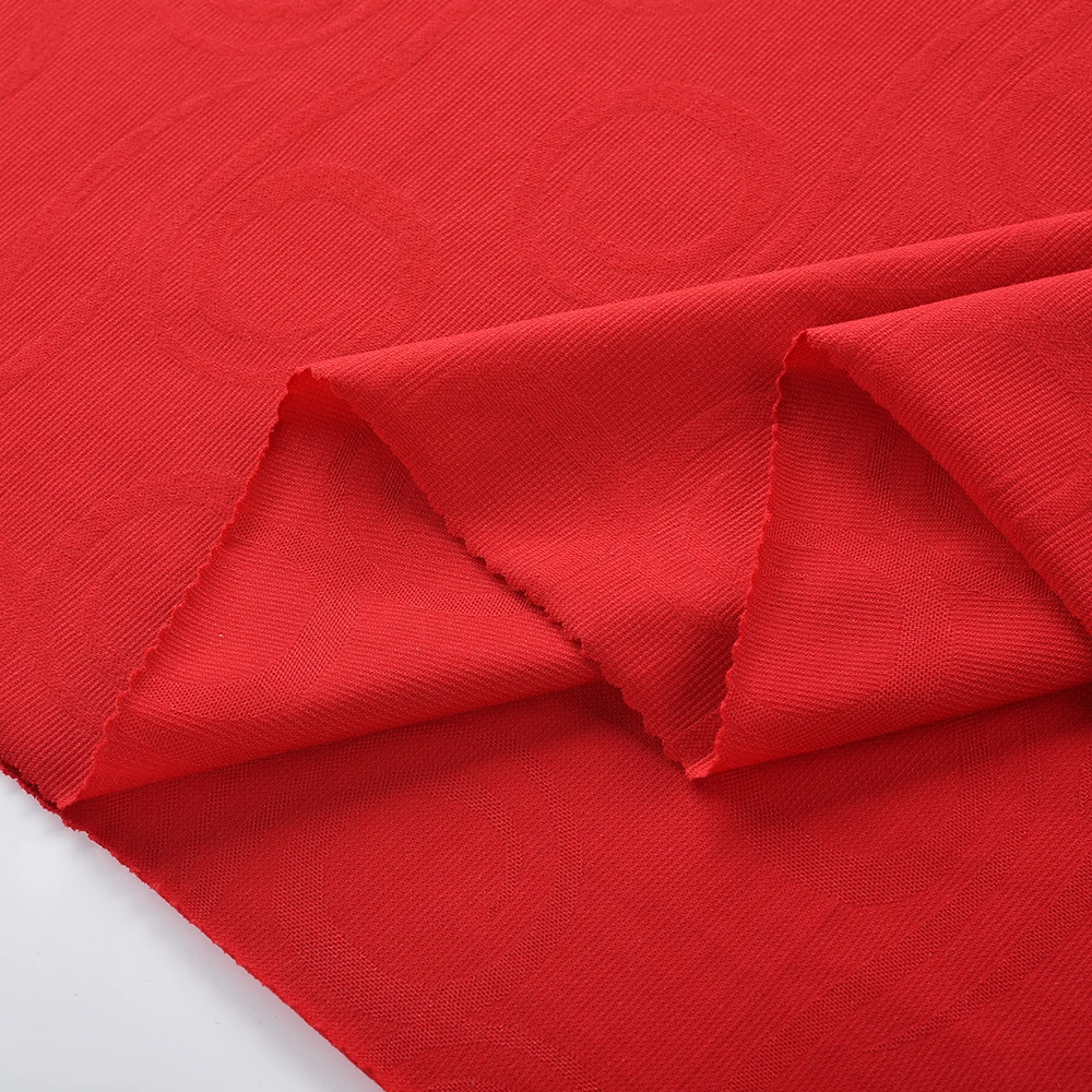 wholesale cheap jacquard waffle knit fabric 8% Spandex 46% Tencel 46% Cotton fabric for polo shirt