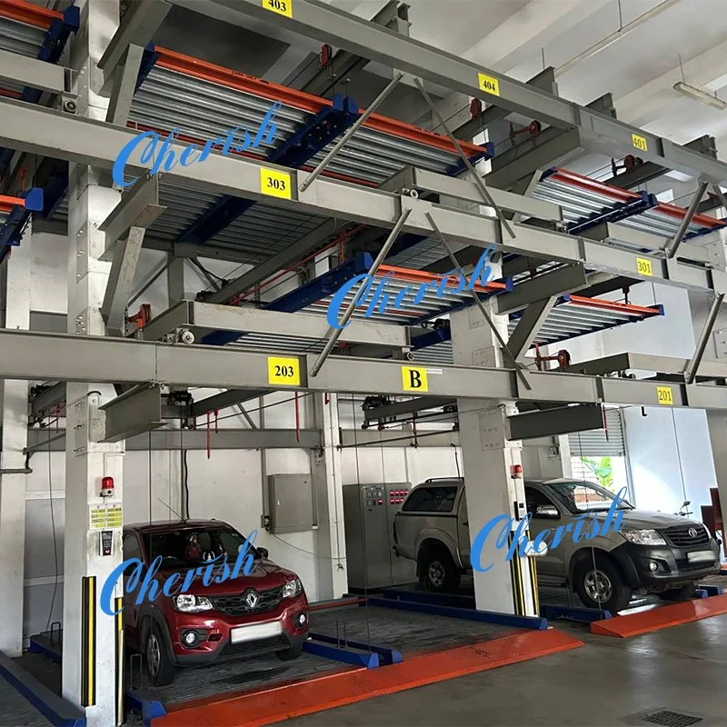 good quality parking lift vertical parking system car lift puzzle