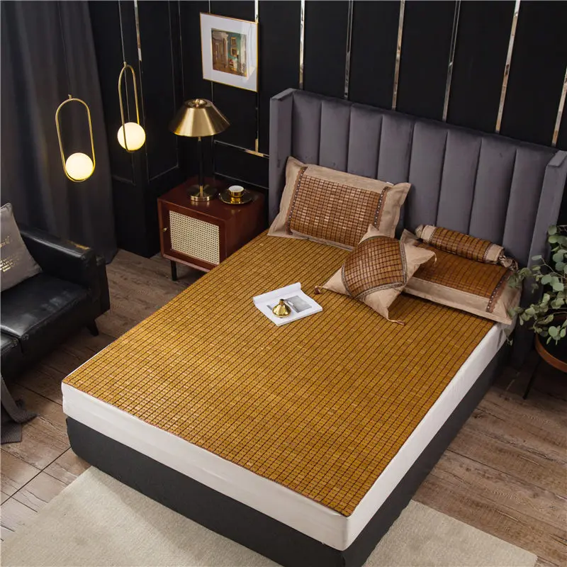 Carbonized Bamboo Sleeping Mat Bed Summer Mattress With High Quality