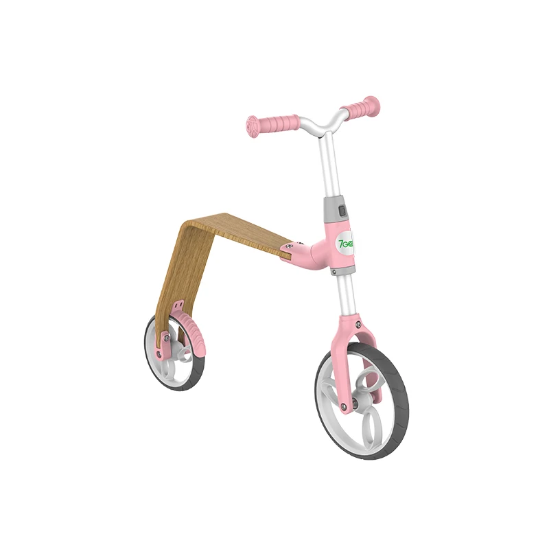 
2020 Multi Functional Kids Wooden Scooter 3 in 1 Children Scooter 