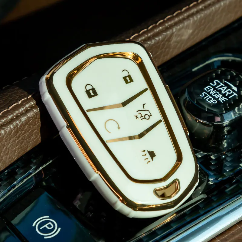 Hot Sale TPU Car Key Case For prius VW TIGUAN L Golf 7 Passat Skoda Octavia car accessories Car Key Shell Cover