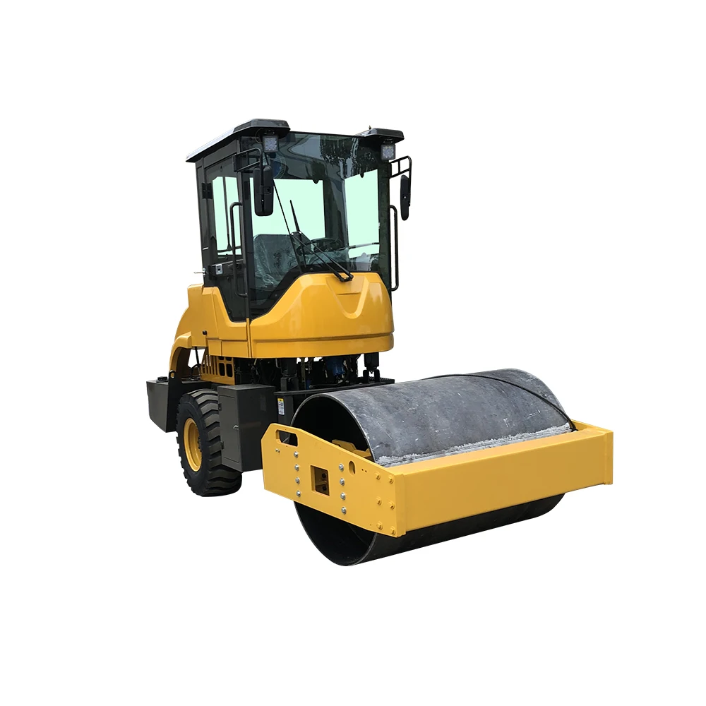 heavy duty long lifetime earth compactor machine hydraulic pump double drum soil asphalt road roller