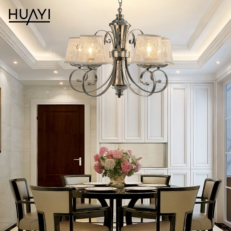 HUAYI European Modern Indoor Artistic Hanging Lights Chandelier E26 E27 Bedroom Living Room LED Pendant Light