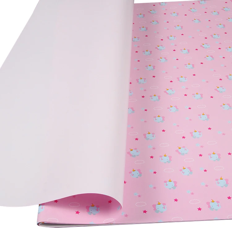 
Cute Animal Pattern Papel De Regalo Fashionable Gift Wrap Paper Custom Printed Christmas Packaging Gift Wrapping Paper 