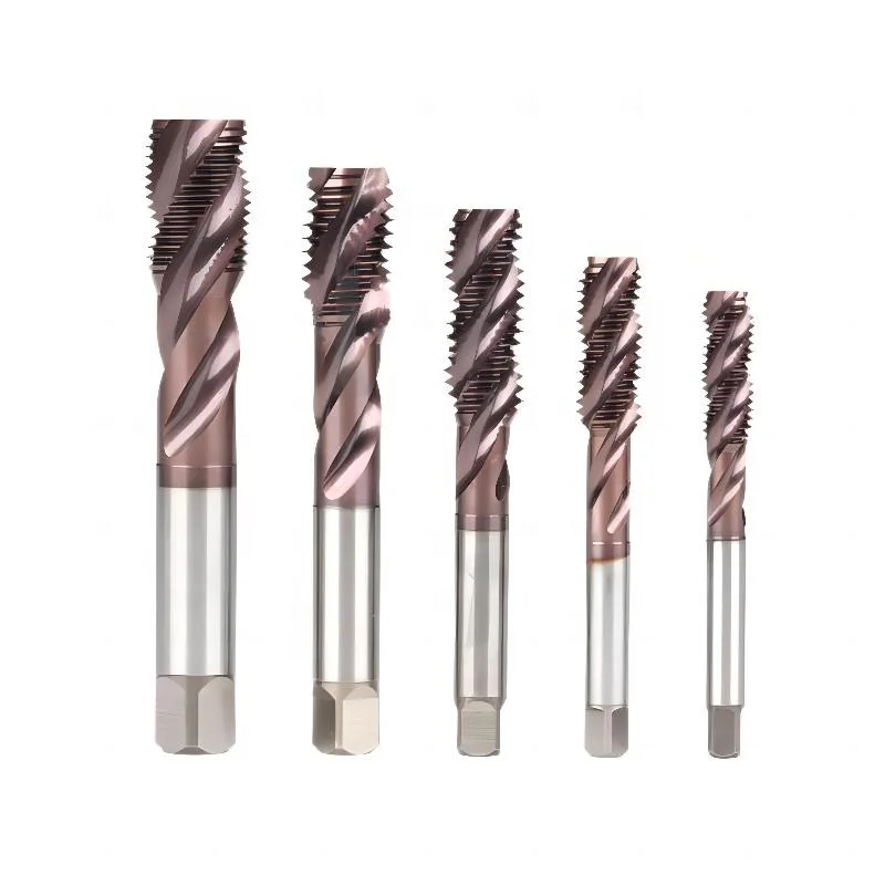 Brand New Threading Tool Spiral Flute Machine Taps Thread Forming Steel Bronze Coating OEM Customized  HSS Thread Taps For SS