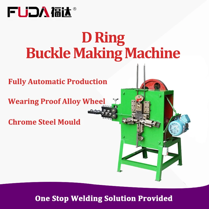 Automatic blouse coat iron wire hanger hook bending u clip metal steel strapping buckle making machine