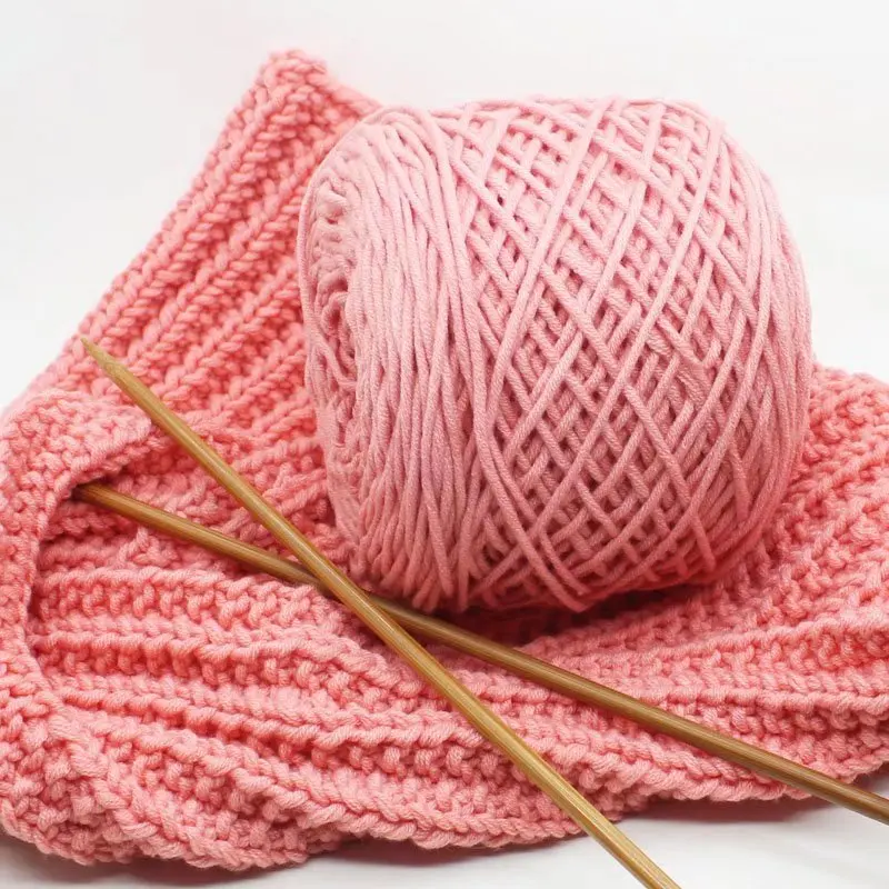 Newest arrival crochet thread for bag acrylic yarn hand knitting 190g colorful yarn