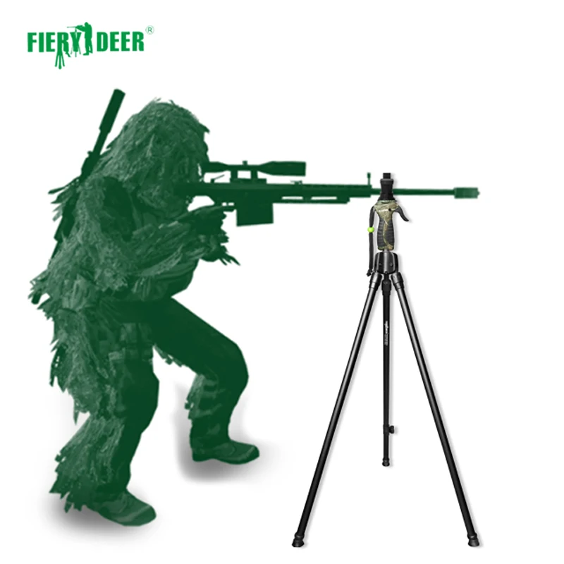 FieryDeer DX-004-01 телескопическая принадлежности для охоты винтовка пистолет съемки отдых штатив/Охота Стрельба Stick/штатив-Трипод
