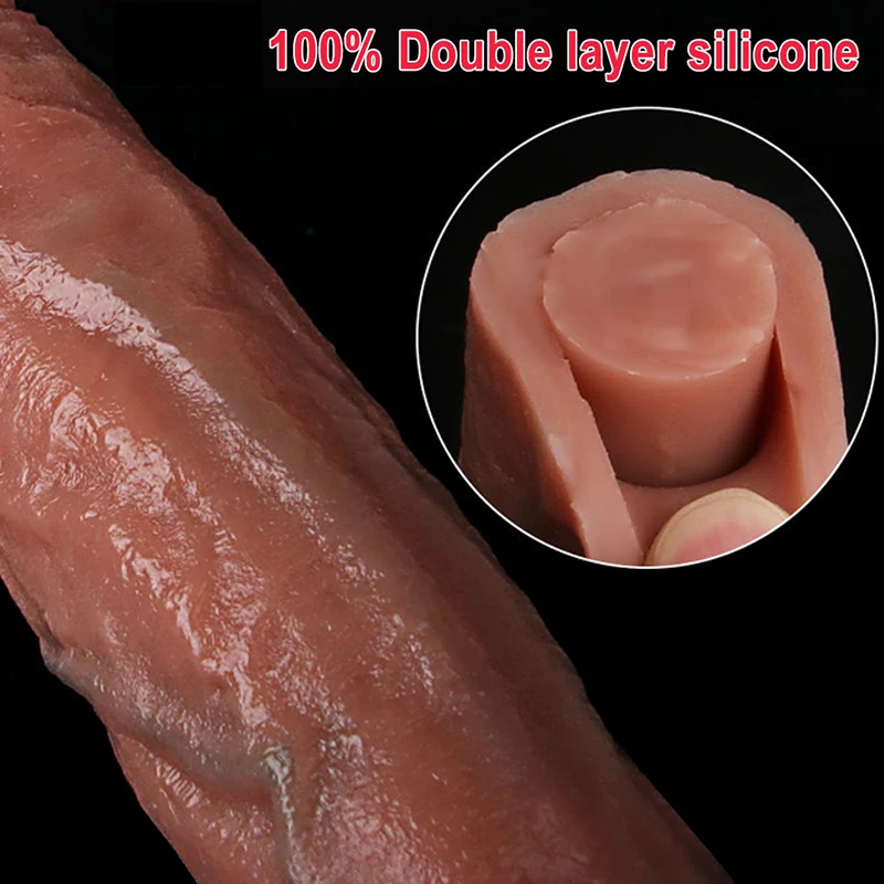 Soft Realistic Dildo Large Silicone Penis Vagina Suction Cup Anal Butt Plug Massage Adult Sexy Toys For Woman Sex Shop