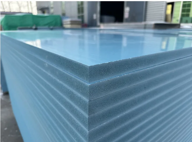 Blue 10-150mm XPS Foam Board Extruded Polystyrene Thermal Insulation Sheet for Cold Storage