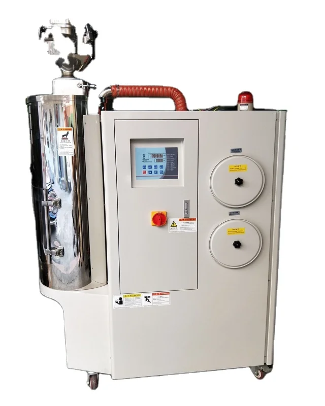 Combination of Plastic material dryer and Dehumidifier Machine with conveying feeding loaders