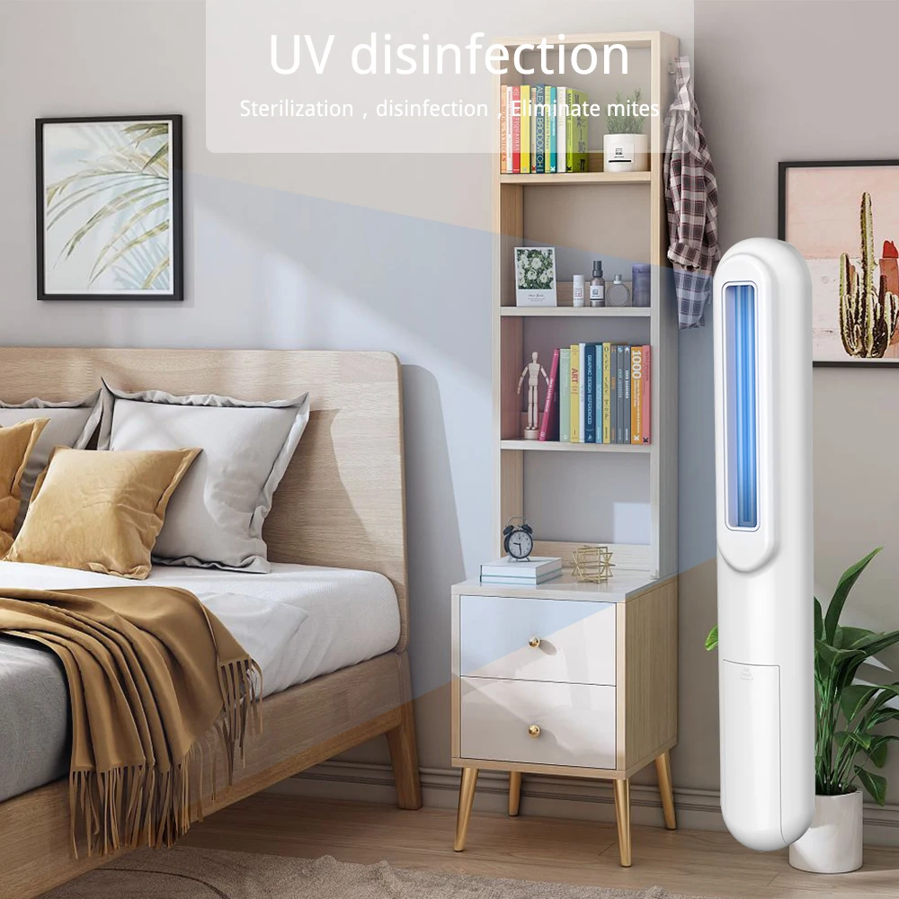 Мощная ультрафиолетовая дезинфицирующая лампа для дезинфекции от батареек AAA UV-C стерилизатор с usb-кабелем