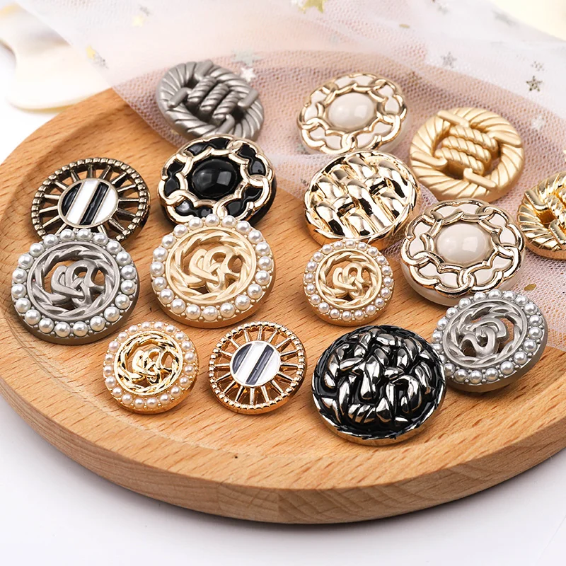 Wholesale competitive price ladies clothes coat cuff Shank Buttons With Coat alloy buttons