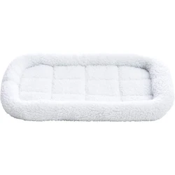 Modern Design Soft Portable Bolster Deluxe Plush Soft Cat  Pet Bed Dog  Mat For Metal Dog Crates Pet House
