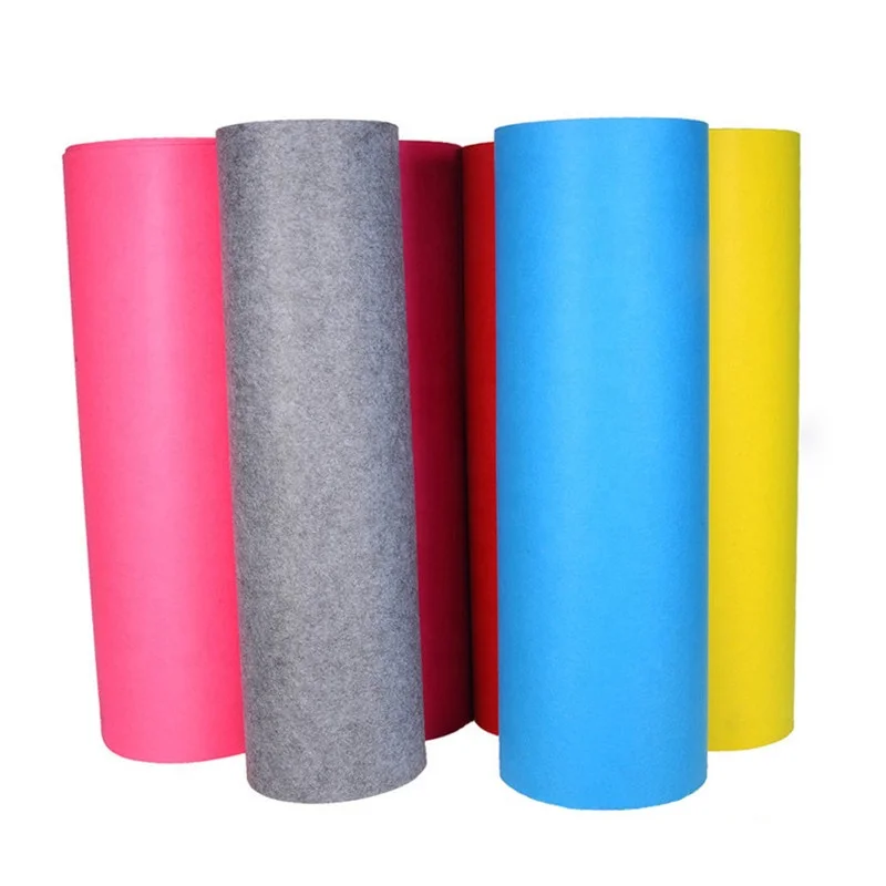 Wholesale High Quality Eco Friendly Polyester Waterproof Colored Felt Needle Punched Non Woven Fabric For Home Textile Garment