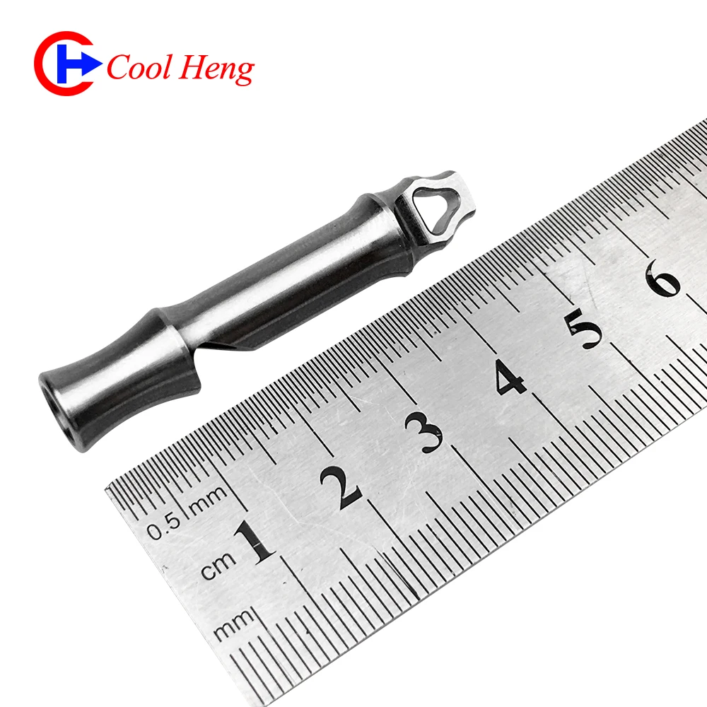 
CNC machining titanium alloy EDC Tool portable Keyring Necklace Pendant Pet Training Sentinel Outdoor Survival Sentinel 
