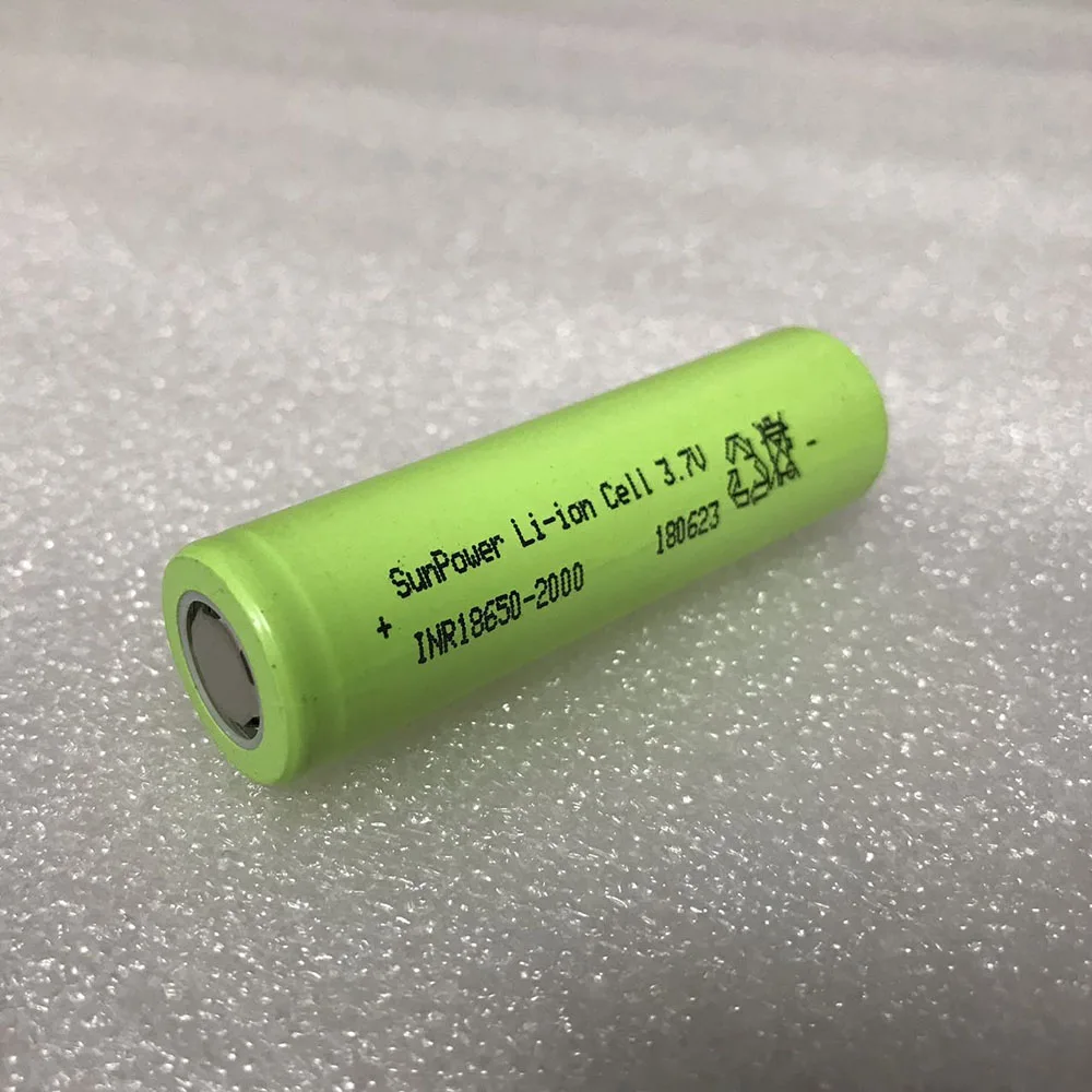 Storage Lithium Battery 18650 Battery 3.7v 2000mah Bak Cell With High Quality High Discharge Rate With Cb Kc Bis Approval