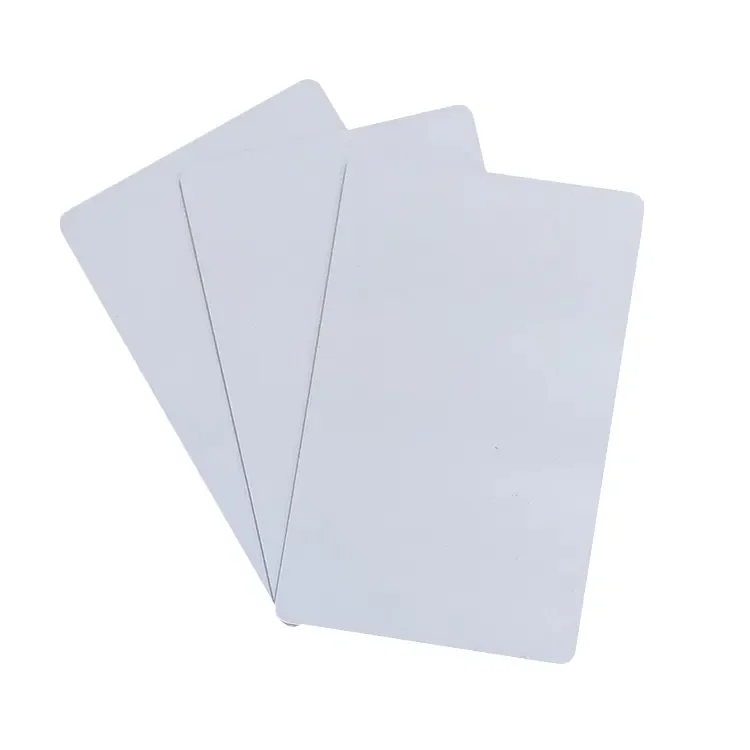 High Quality Printable CR80 Sublimation Plastic White Id Business Blank PVC Card