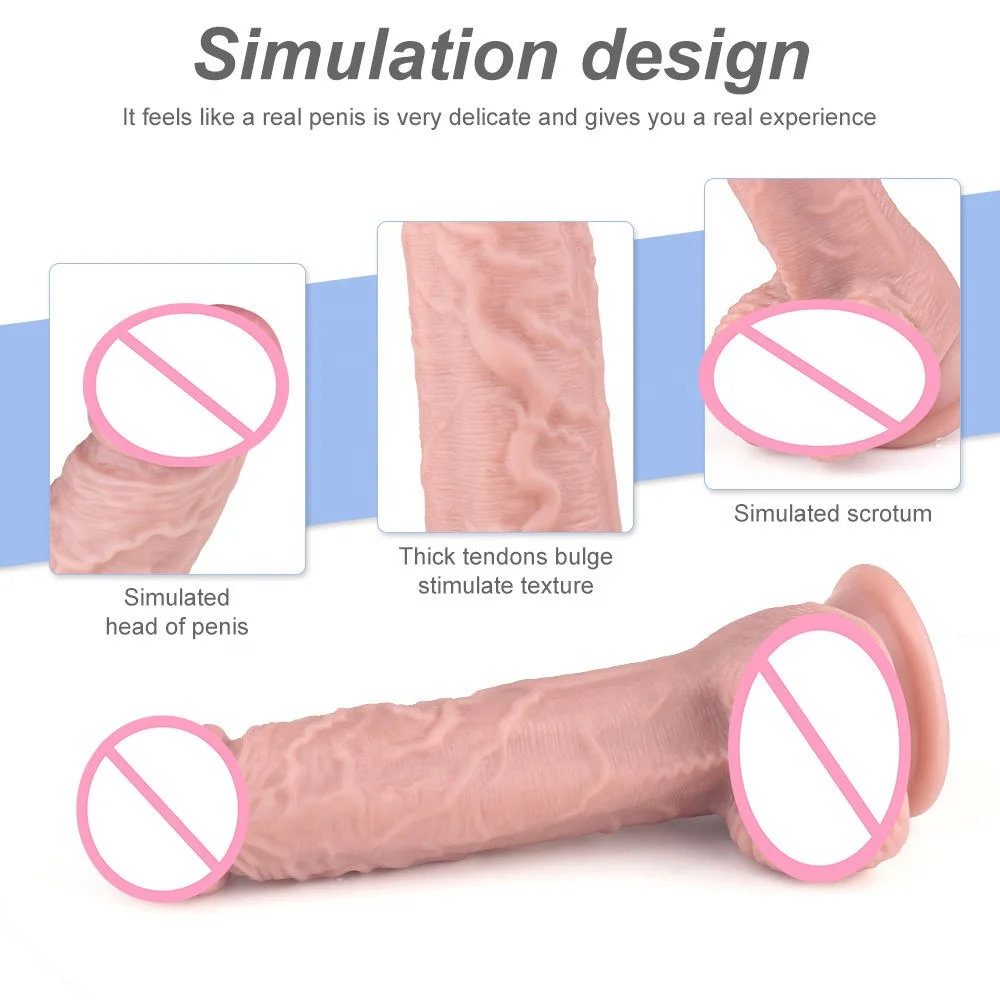 S-hande Wholesale Realistic Big Dildo Vibrator For Women Thrusting Dildo Vibrator For Women 12 Inch