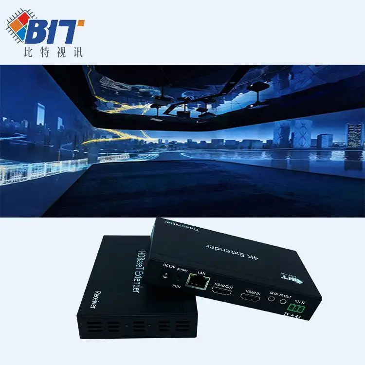 Hot selling IR control extender extensor hdmi a ethernet rj45 to hdmi transceiver ethernet cable support 3d 1080p