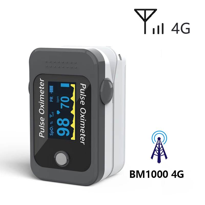 Telemedicine  4G remote finger pulse Oximeter