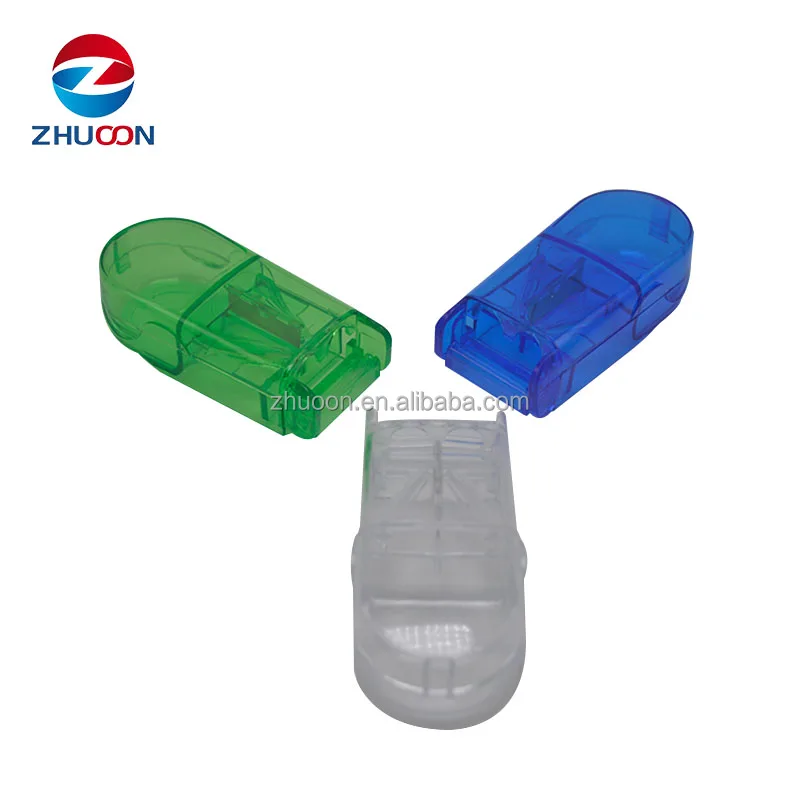 Cheaper Price Convenience Medical Pill Splitter Tablet Cutter With Pill Box Colorful Pill Cutter
