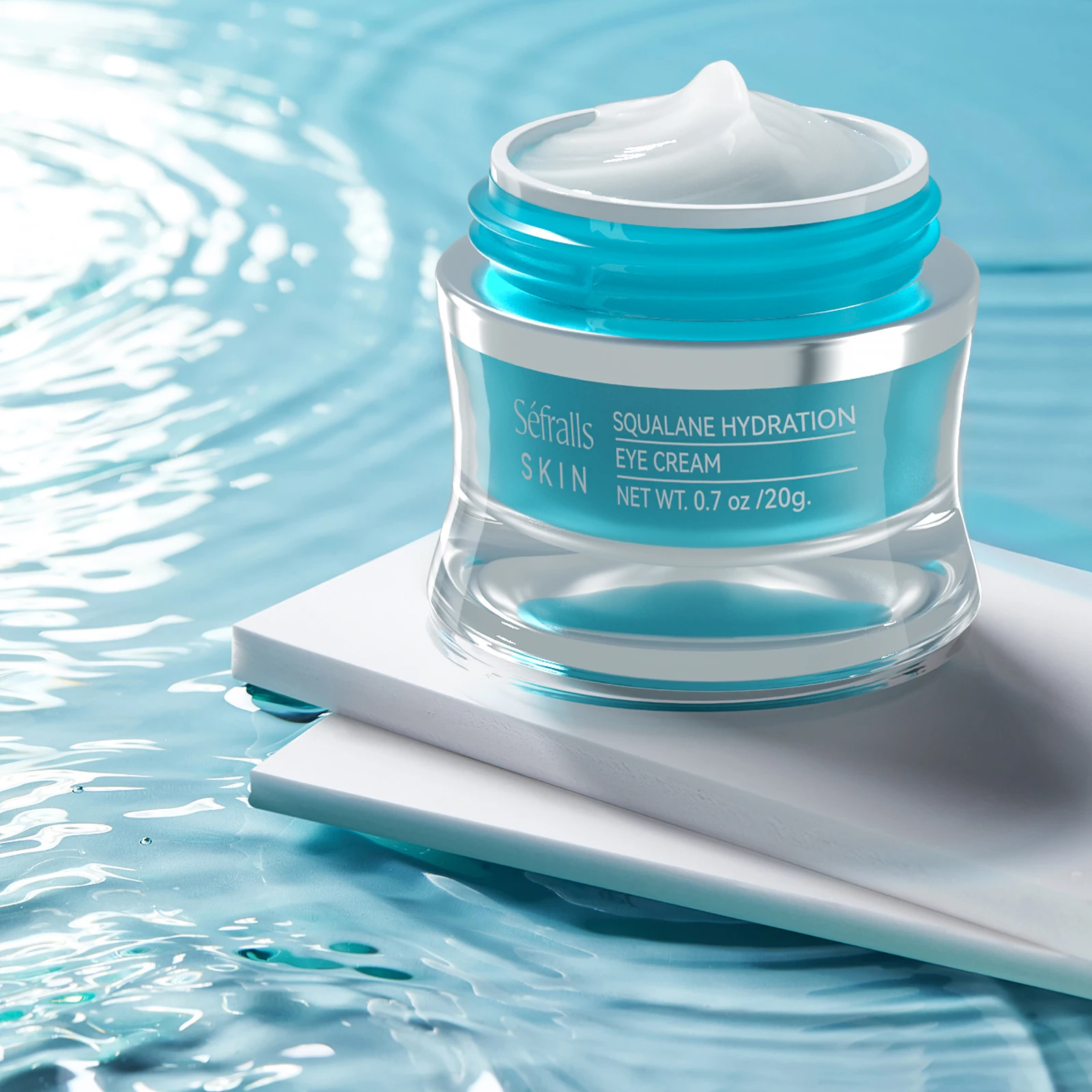 US to US Plant Squalane Eye Cream for Dark Circles Wrinkles Sefralls Eye Care Gift Improve Dryness Sensitive Skin Moisturizer