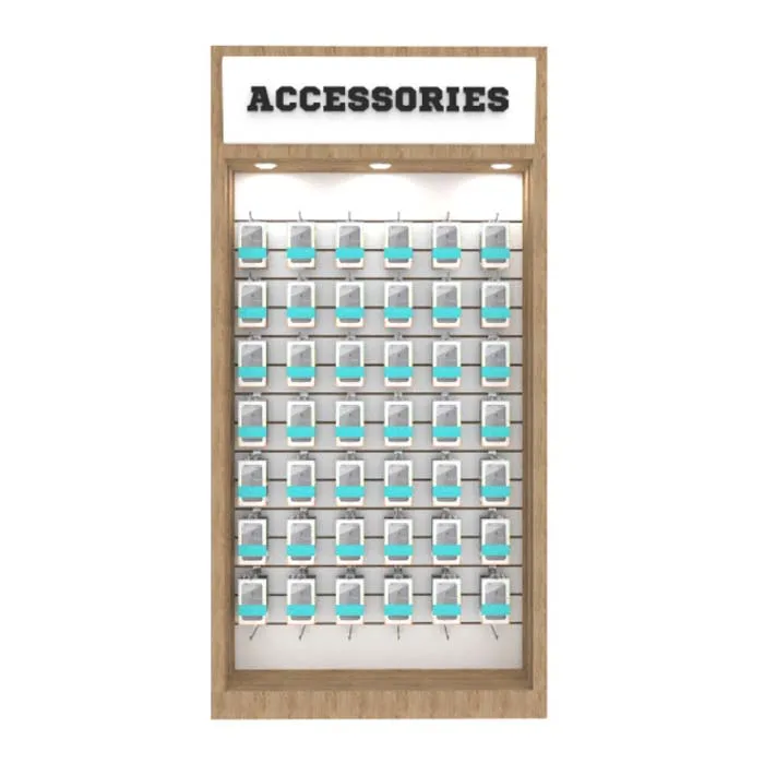 Настенная деревянная стойка для мобильного телефона