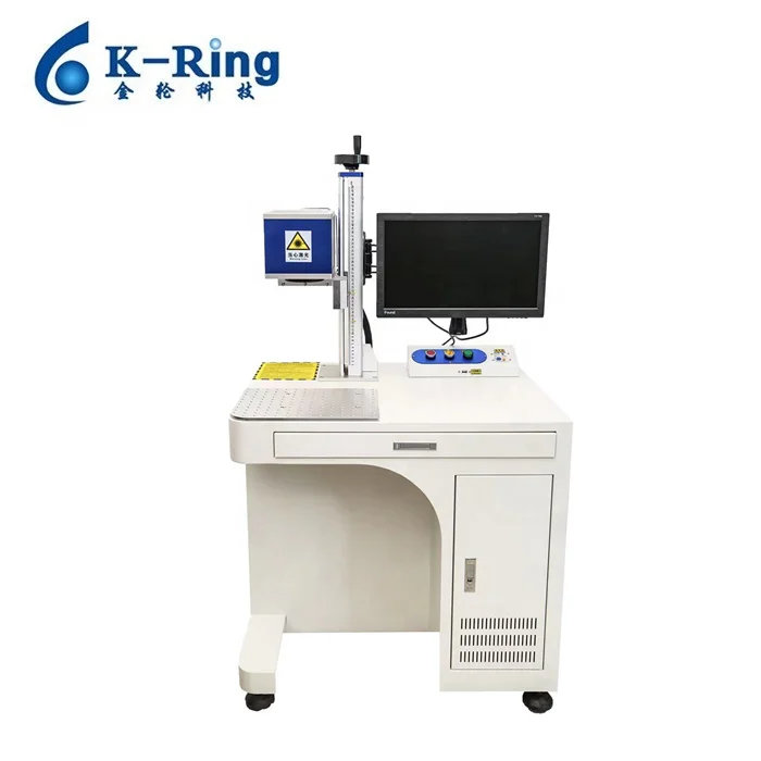 3d rotary pen steel plate fibre laser marking/ printing machine for plastic bottle raycus fiber