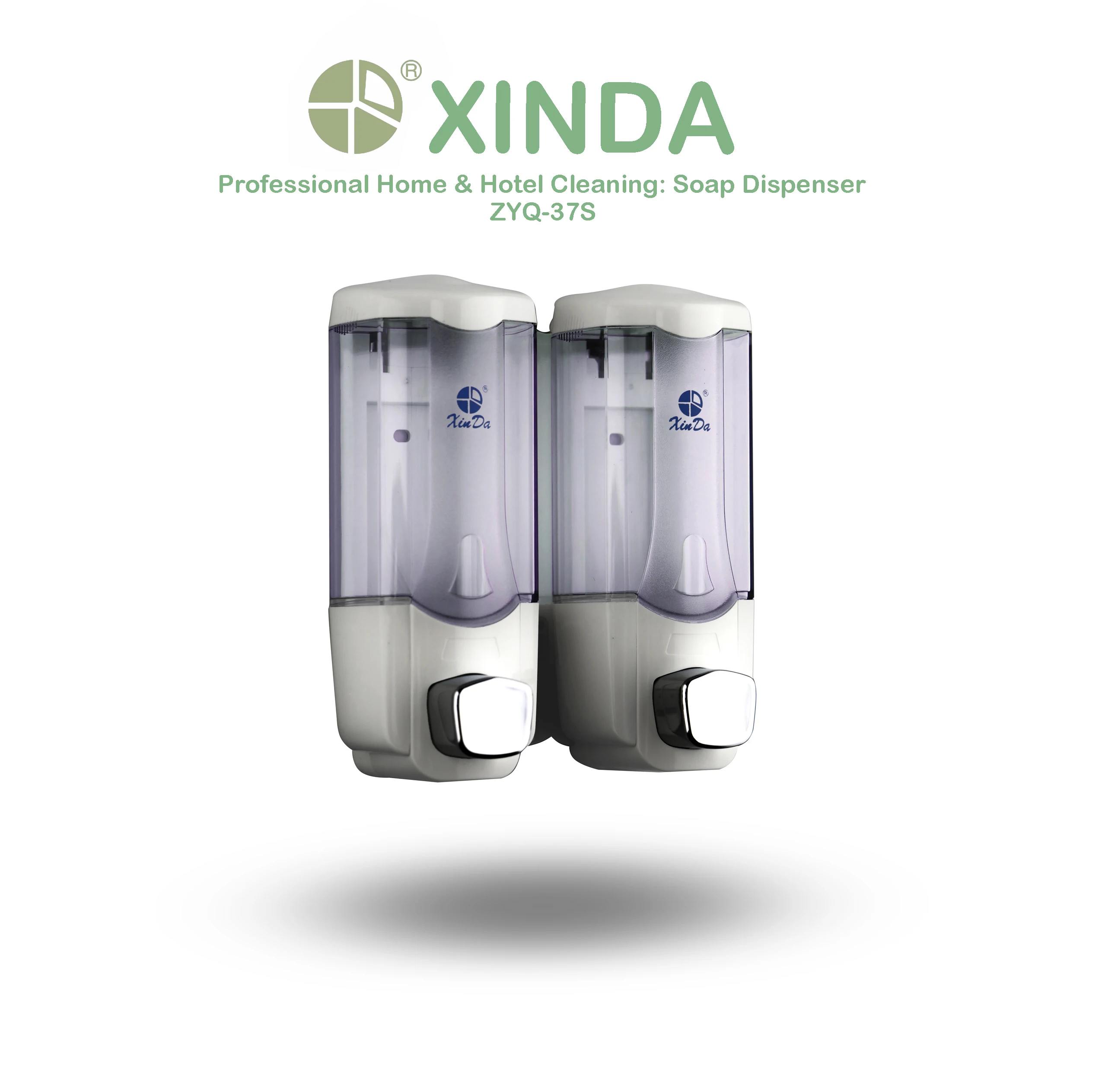 The XinDa ZYQ37 Soap Dispenser Manual Press Liquid Soap Pump Sponge Kitchen Dispenser wall mounted Soap Dispenser