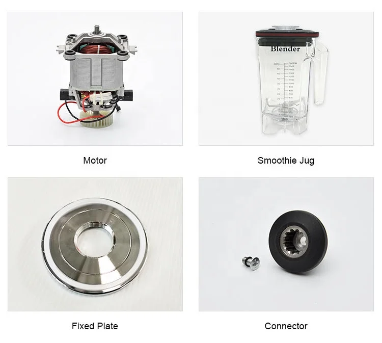 New Design 1.6L High Speed Food Mixer Commercial Blender Juicers Smoothie Blender With Soundproof Cover