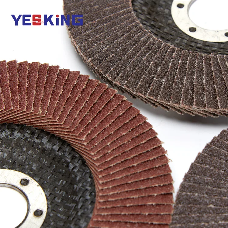 2021 custom logo abrasive flap disc aluminum oxide and calcium flap grinding disc for metal polishing