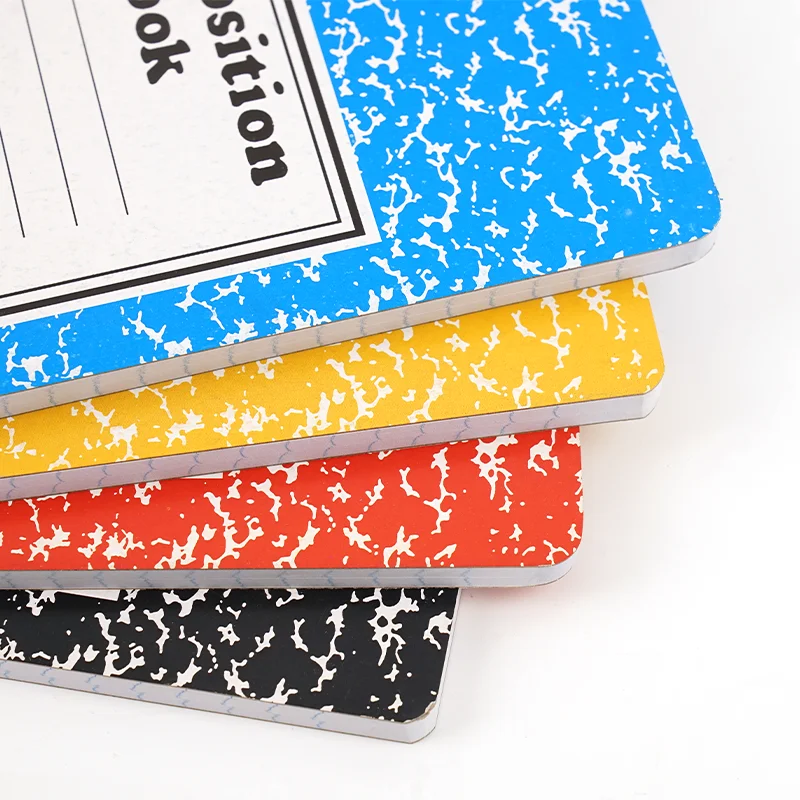 Marble Snowflake Notebook Composition Thickened Stitching Handbook Diary Notebooks For Students