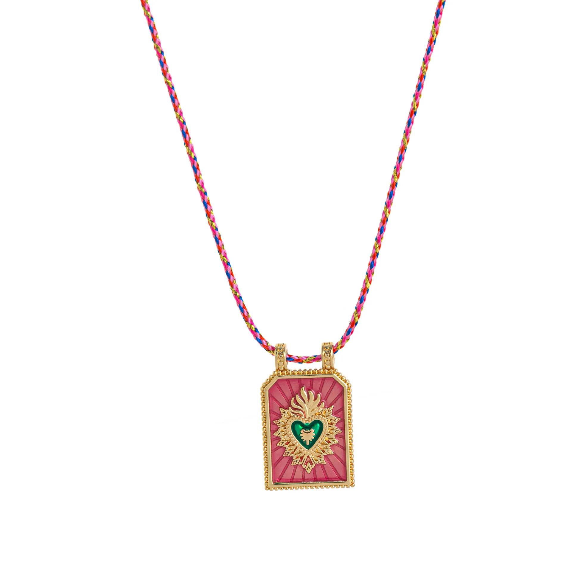 17 Style Colorful Rope Tarot Ins Simple Gift Jewelry Copper Decoration Necklace