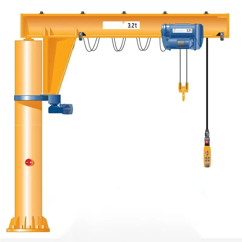 Good Price Industrial Heavy Lifting Jib Crane with Drawings Design