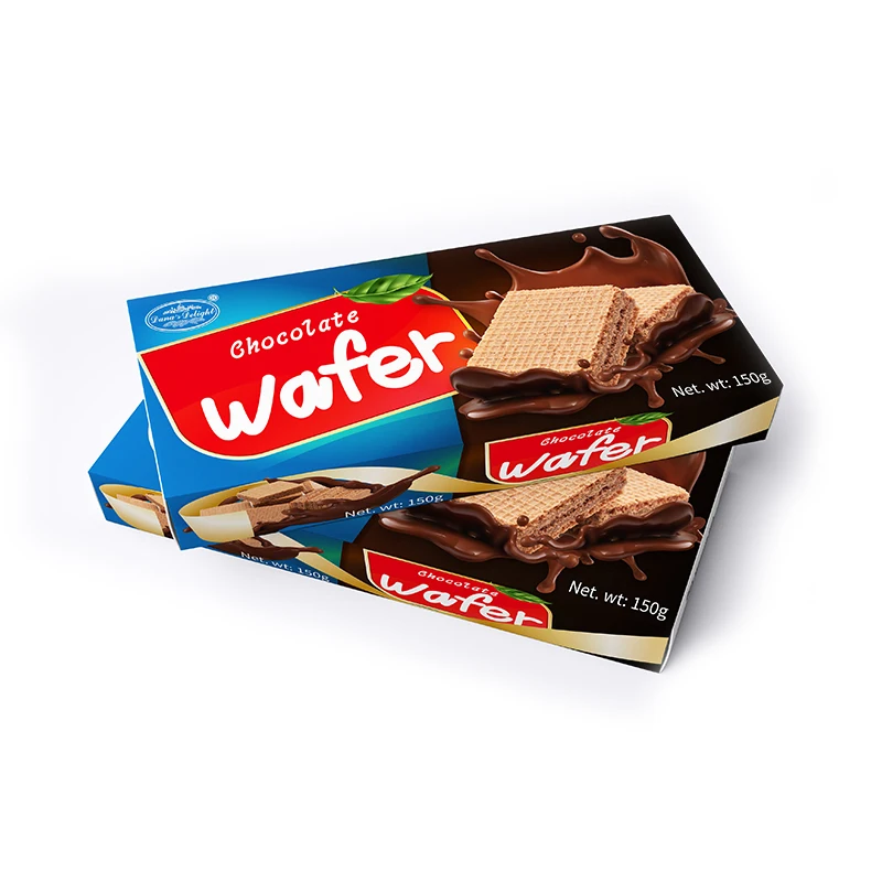 OEM Premium Quality Wholesale Biscuits and Cookies Chocolate Coated Wafers