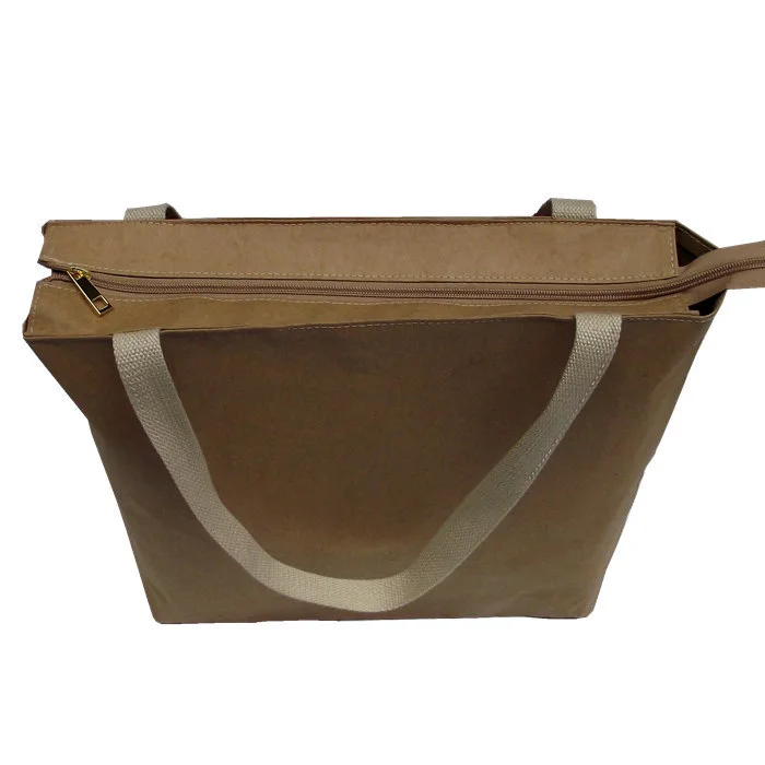Wholesale Tyvek Dupont Eco Friendly Tote Bag Washable Kraft Paper Shopping Bag