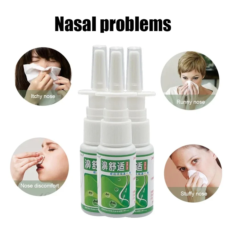 30ml Traditional Chinese Medical Herb Spray Nasal Sprays Rhinitis Sinusitis Spray Rhinitis Treatment Nose Care