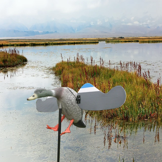  Plastic Fly Hunting Shooting Mallard 3D Duck Decoy Electric Flying