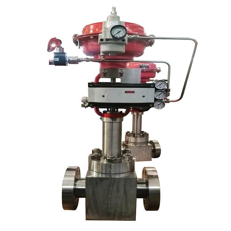 Casting 4 inch Flange High Temperature Steam Globe Control Valve PN16