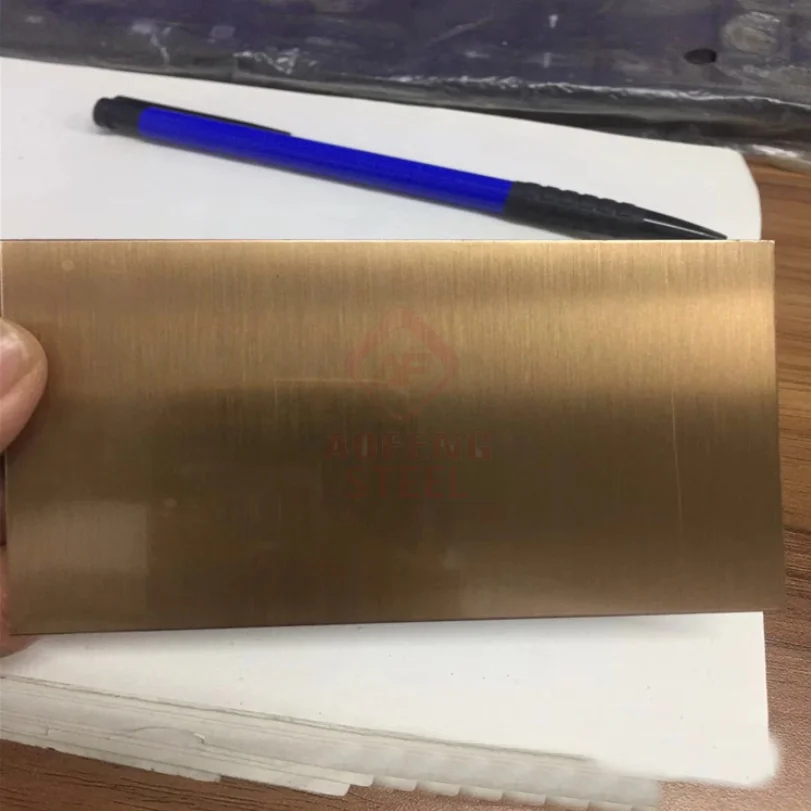 Ss 304 Plates Gold Color Metal Stainless Steel Sheet Jewelry Mirror For Ceiling Decoration