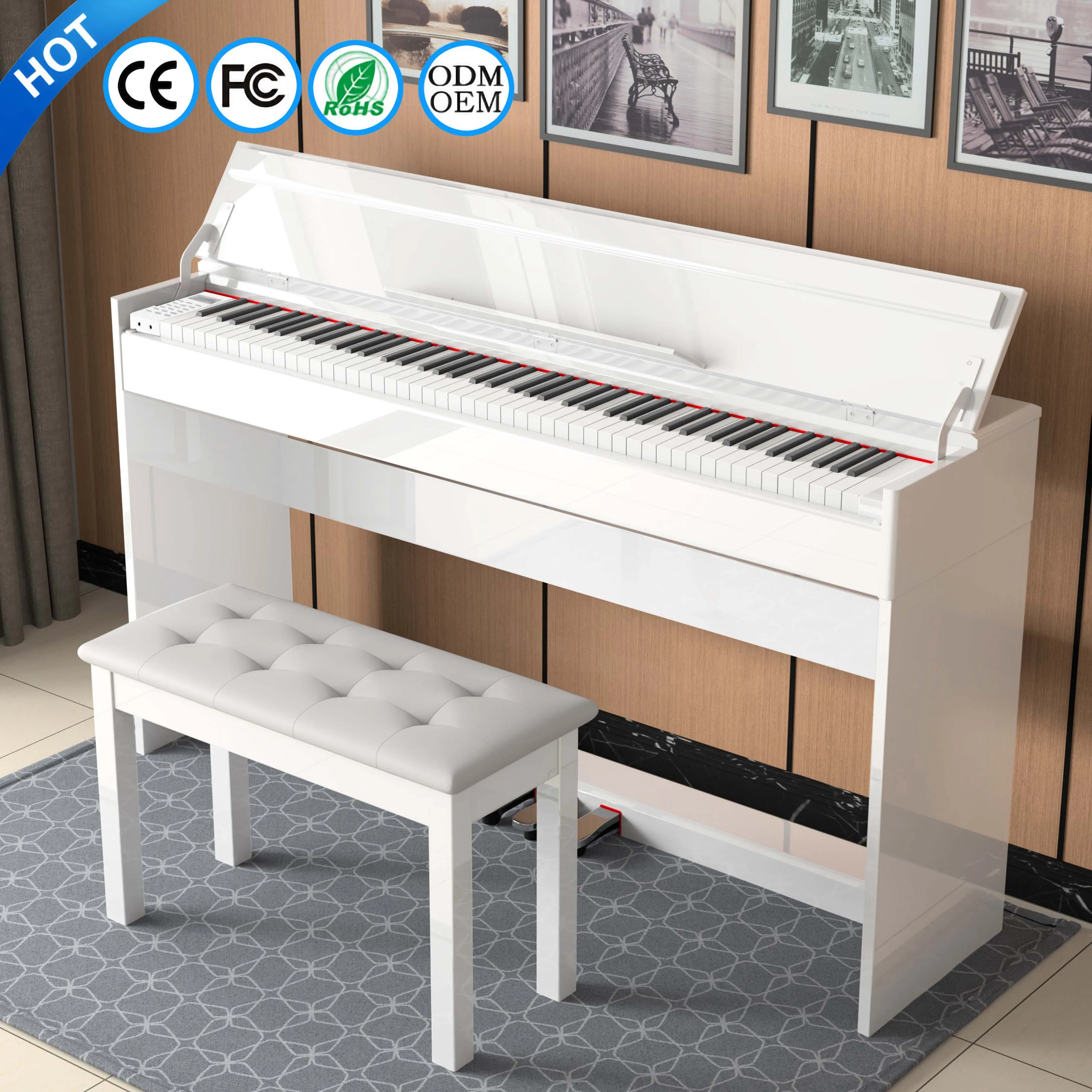 BLANTH Acoustic Piano Keyboard Upright Piano for Sale Digital Piano Professionnel