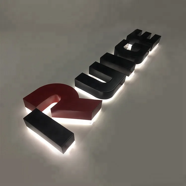 New Product Trade Show Booth Display Led Letter Sign Tradeshow Display Exhibition Booth Sign